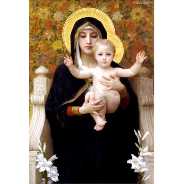 William-Adolphe Bouguereau's "Virgin with the Lily".